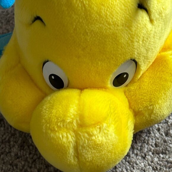 Disneyland Walt Disney World 15"L Ariel's Best Friend Flounder Plush - Picture 4 of 6